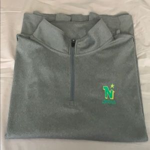 Size 2XL Minnesota North Stars 3/4 zip pullover